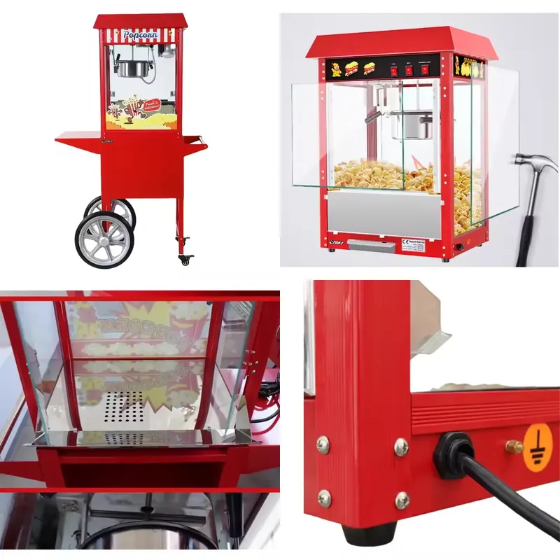 Popcorn Vending Machine - Mesin Pembuat Popcorn Udara Panas Komersial
