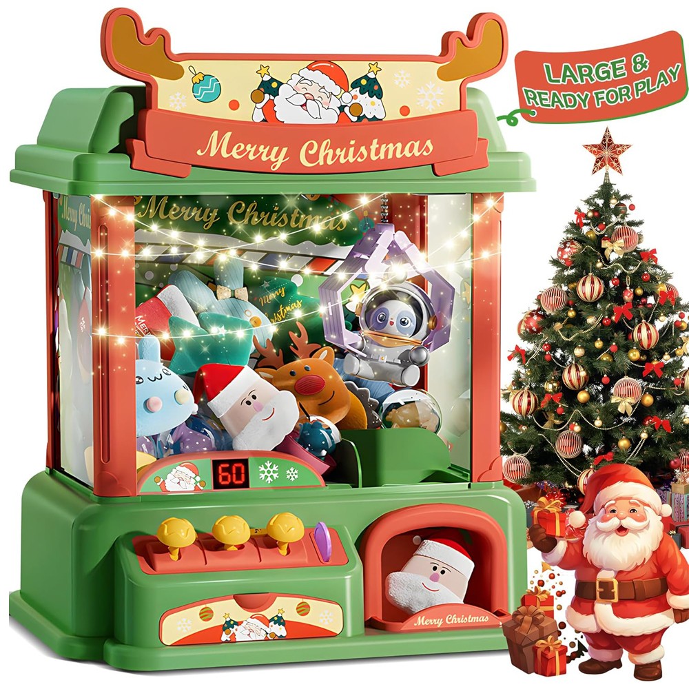 Arcade Toy Vending Machine - Mesin cakar Natal untuk anak-anak mesin