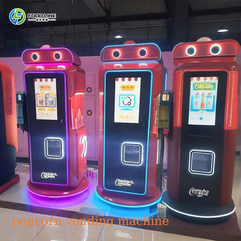 Popcorn Vending Machine - Mesin Penjual Popcorn Otomatis Penuh Kustomisasi