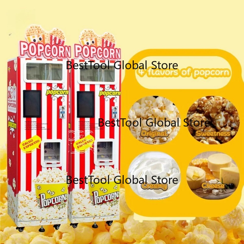 Popcorn Vending Machine - Mesin Popcorn Laris Manis, Mesin Pembuat