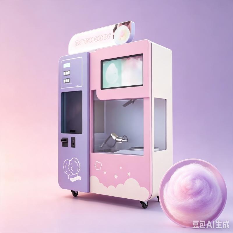 Candy Floss Machine - Mesin Penjual Permen Kapas Pintar yang