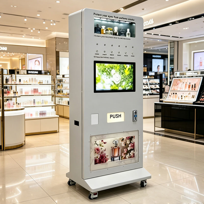 Popcorn Vending Machine - Mesin Penjual Parfum Otomatis Tanpa Tunai,