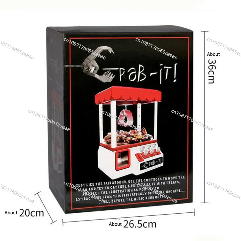 Arcade Toy Vending Machine - Mesin Permainan Portabel Candy Clamp Doll,