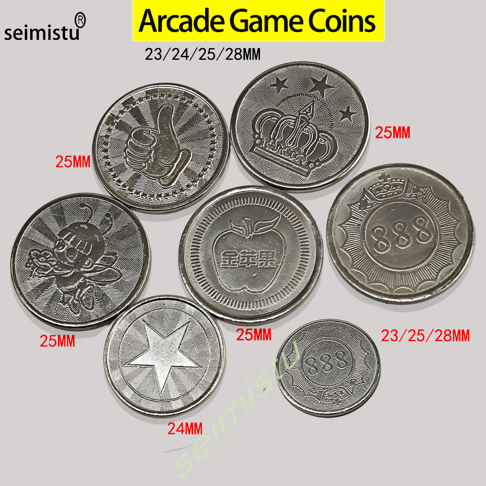 Arcade Vending Machines - 100 Buah Koin Arcade Desain Mahkota