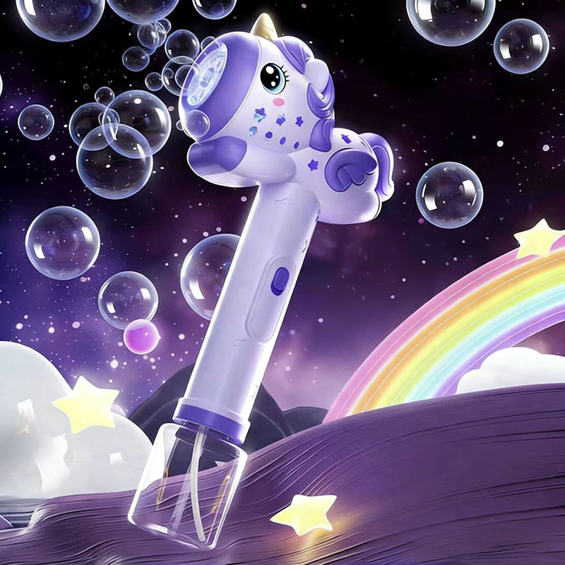 Bubble Gum Machine - Pistol Gelembung Elektrik Unicorn Baru, Peniup