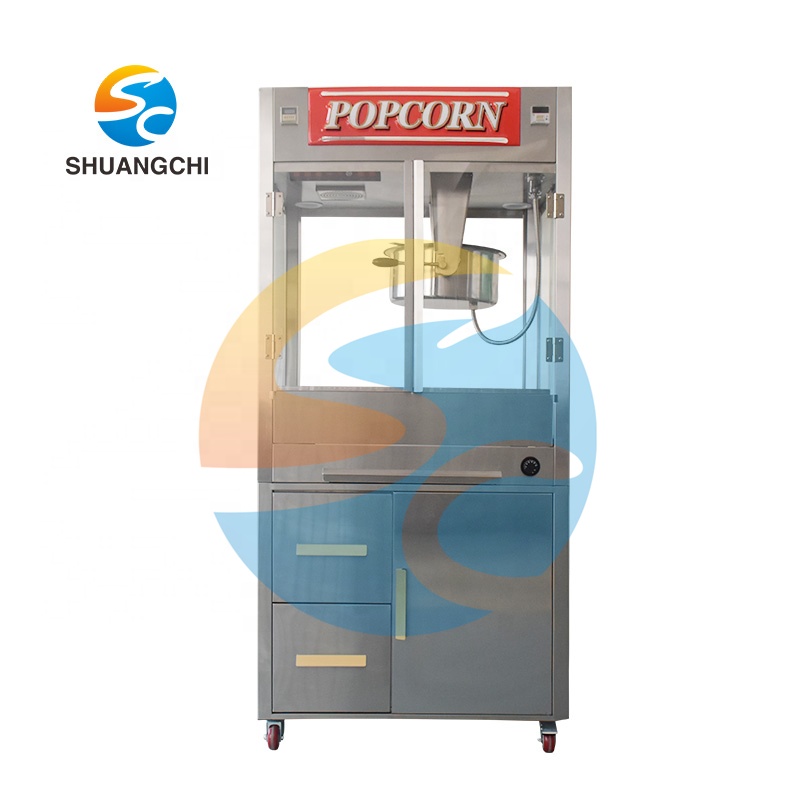 Popcorn Vending Machine - Mesin Popcorn Komersial Shuangchi 32oz dari