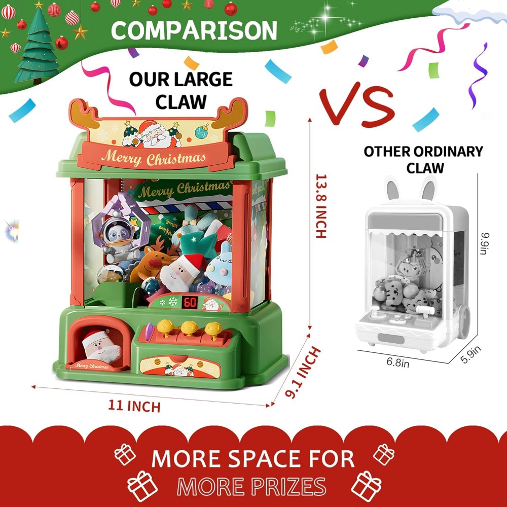 Mesin cakar Natal untuk anak-a - Arcade Toy Vending Machine ulasan dan harga