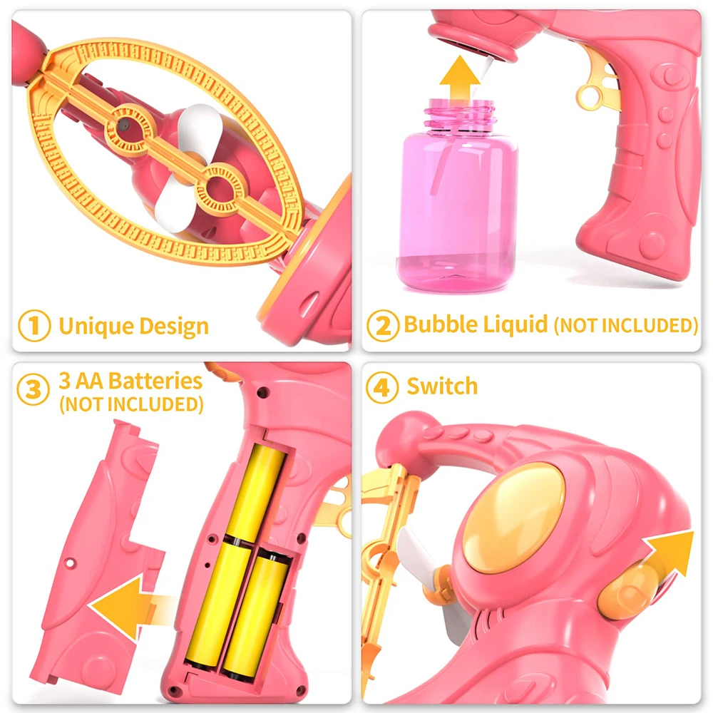 Pistol Gelembung Otomatis Mesi - Bubble Gum Machine ulasan dan harga