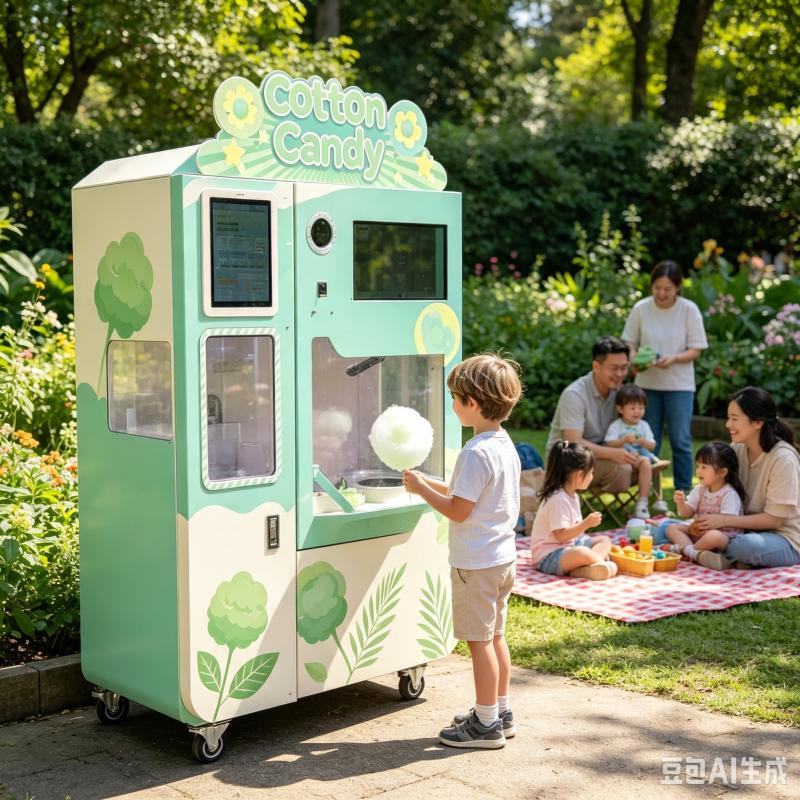Mesin Penjual Permen Kapas Oto - Candy Floss Machine ulasan dan harga