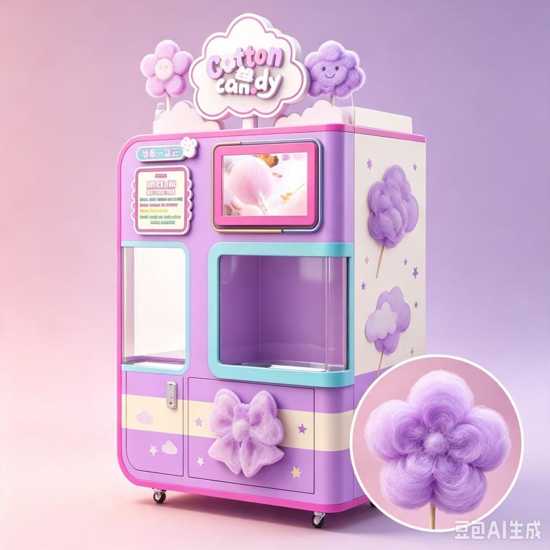 Mesin Penjual Permen Kapas Oto - Candy Floss Machine ulasan dan harga