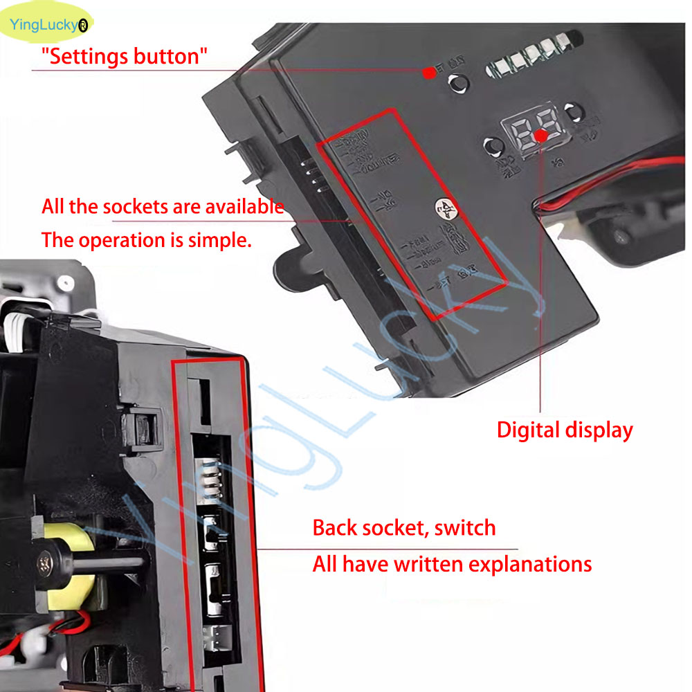 Penerima Koin Multi Warna LED, - Arcade Vending Machines ulasan dan harga