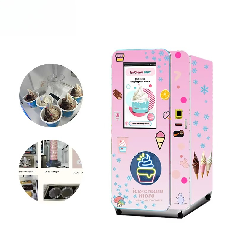 Mesin Penjual Es Krim Lembut O - Popcorn Vending Machine ulasan dan harga