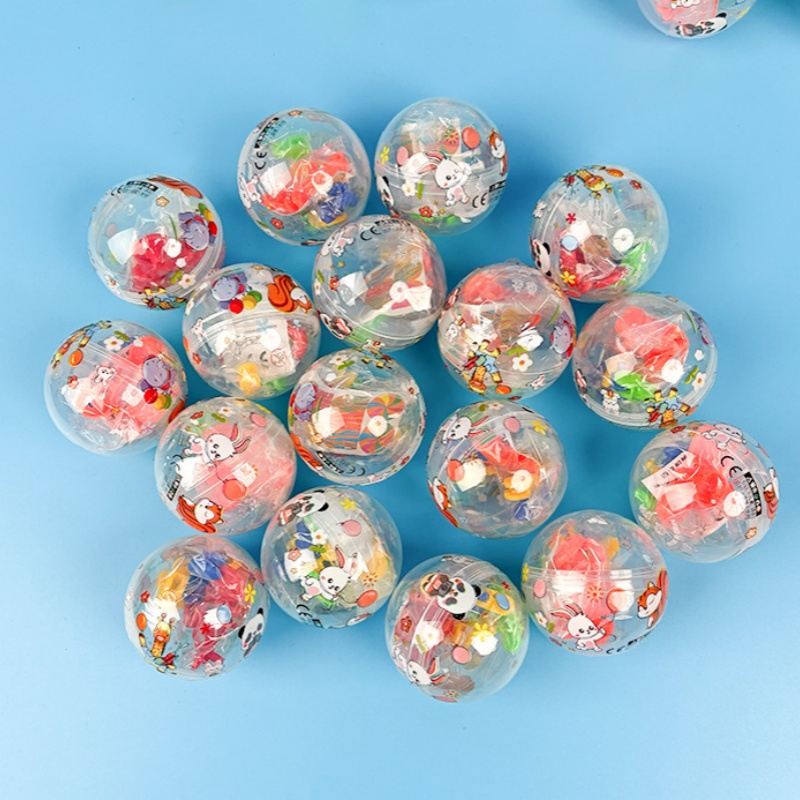 100 buah/kantong 50mm bola kap - Prize Capsule Toy Machine ulasan dan harga