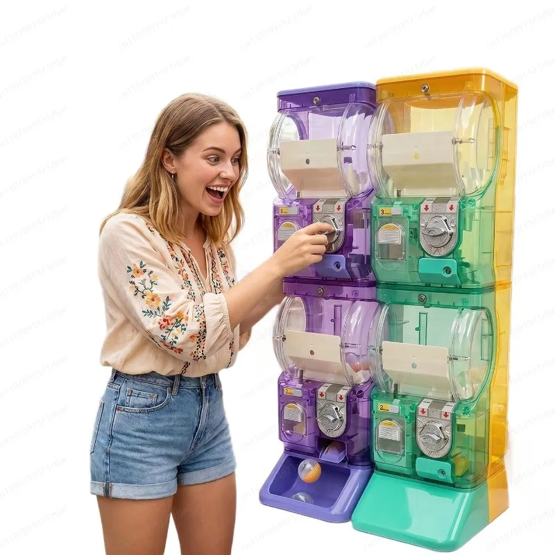 Mesin Gashapon Dua Tingkat Put - Arcade Vending Machines ulasan dan harga