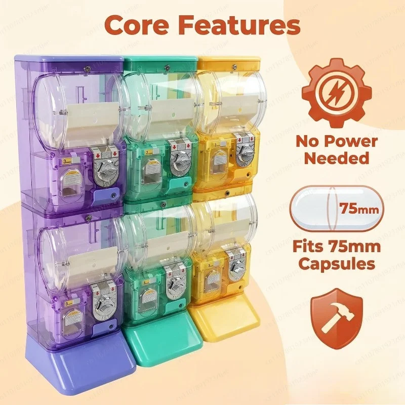 Mesin Gashapon Dua Tingkat Put - Arcade Vending Machines ulasan dan harga