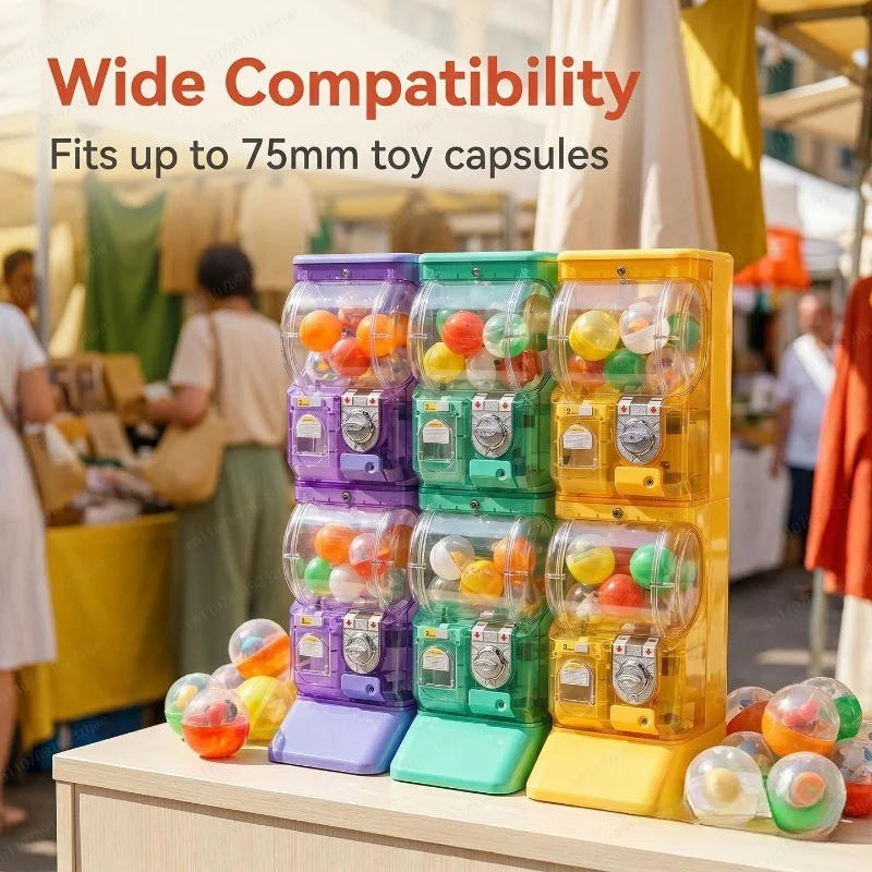 Mesin Gashapon Dua Tingkat Put - Arcade Vending Machines ulasan dan harga