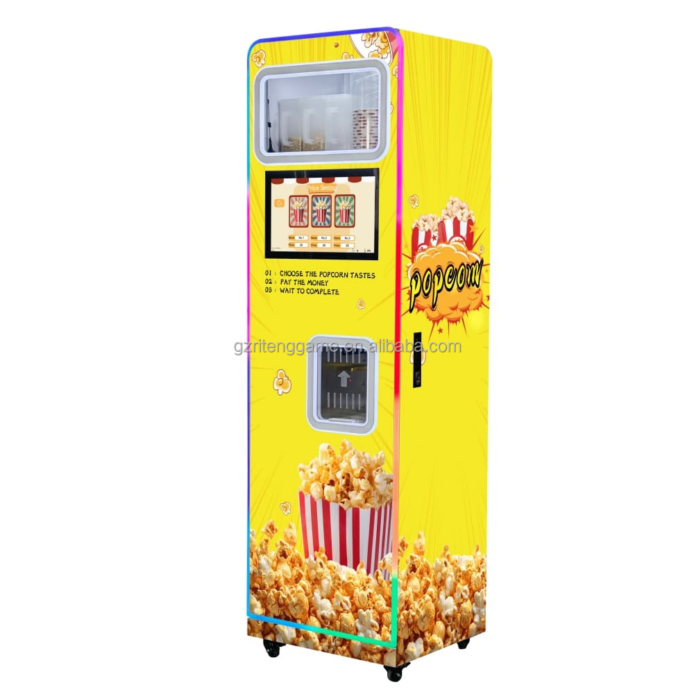 Mesin Pembuat Popcorn Komersia - Popcorn Vending Machine ulasan dan harga