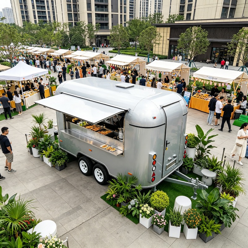 Truk Makanan Kustom dengan Dap - Hot Dog Vending Cart ulasan dan harga