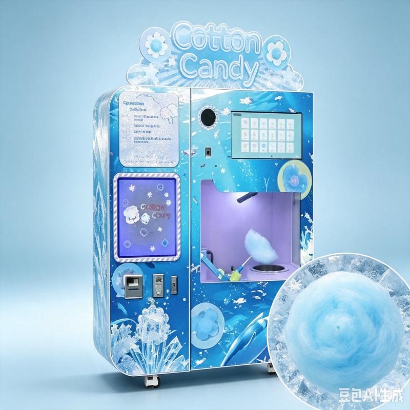 Mesin Penjual Permen Kapas Kom - Candy Floss Machine ulasan dan harga