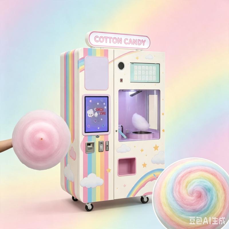Mesin Penjual Permen Kapas Kom - Candy Floss Machine ulasan dan harga