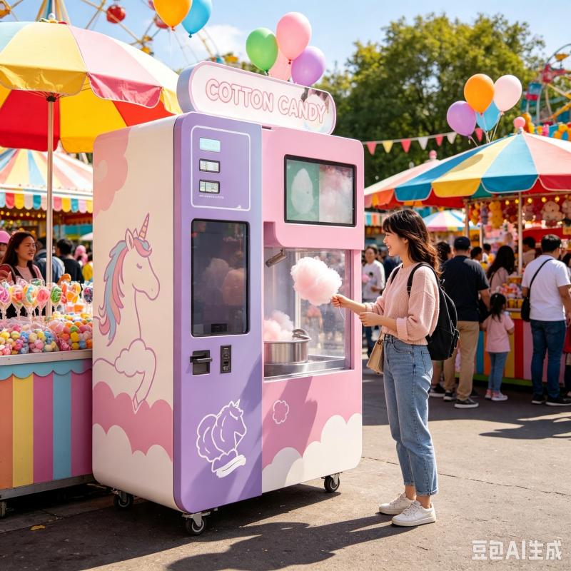 Mesin Penjual Permen Kapas Kus - Candy Floss Machine ulasan dan harga