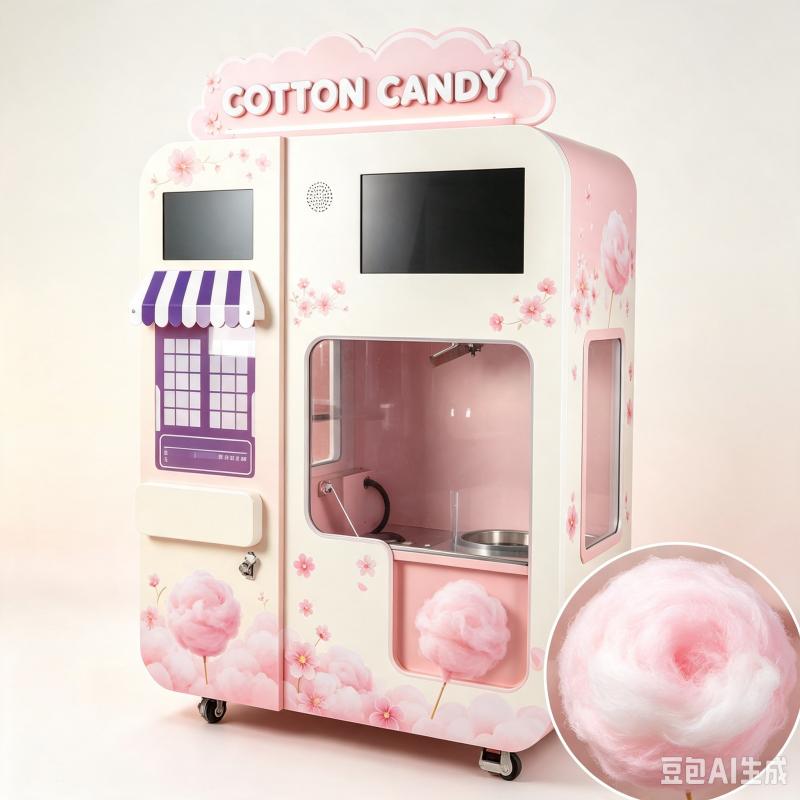 Mesin Penjual Permen Kapas Kus - Candy Floss Machine ulasan dan harga